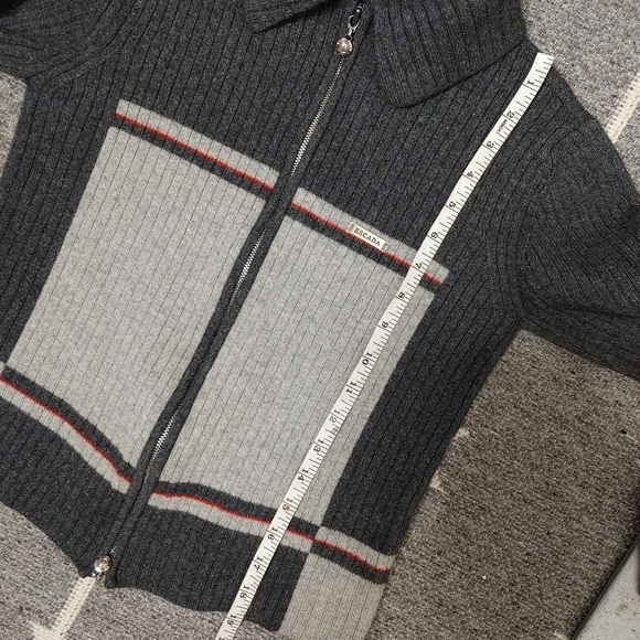 ESCADA cashmere full zip cardigan XS - Picture 12 of 14